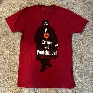 Out of Print Red Crime and Punishment Tee